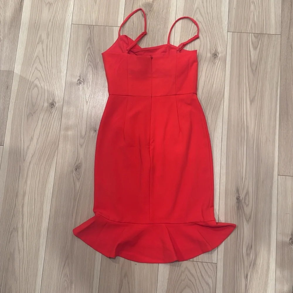 French Connection coral dress size 2 - Picture 2 of 4